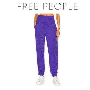 Free People FP Movement Way Home Joggers Regency Purple Splash Athleisure Pants